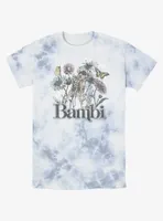 Disney Bambi Watercolor Floral Tie-Dye T-Shirt