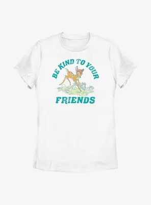 Disney Bambi Be Kind To Your Friends Womens T-Shirt
