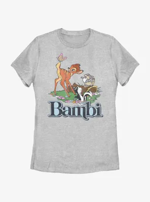 Disney Bambi Forest Friends Logo Womens T-Shirt