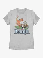 Disney Bambi Forest Friends Logo Womens T-Shirt