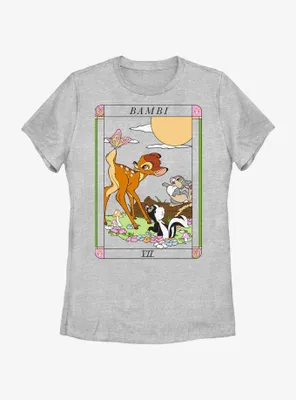 Disney Bambi and Friends Flower & Thumper Card Womens T-Shirt