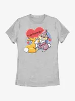 Disney Bambi Thumper Loves Miss Bunny Twitterpated Womens T-Shirt