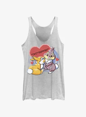 Disney Bambi Thumper Loves Miss Bunny Twitterpated Womens Tank Top