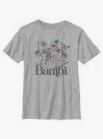 Disney Bambi Watercolor Floral Youth T-Shirt