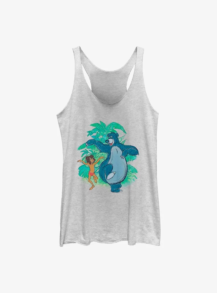 Disney The Jungle Book Sketch A Womens Tank Top