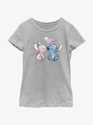 Disney Lilo & Stitch Angel Loves Youth Girls T-Shirt