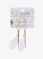 Harry Potter Hermione's Wand & Feather Earrings - BoxLunch Exclusive