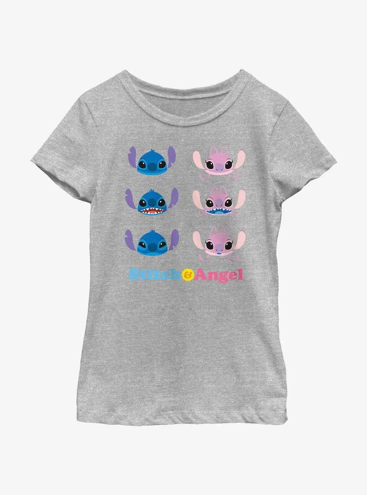 Disney Lilo & Stitch Angel Faces Youth Girls T-Shirt