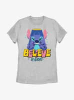 Disney Lilo & Stitch Believe Womens T-Shirt