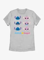 Disney Lilo & Stitch Angel Faces Womens T-Shirt