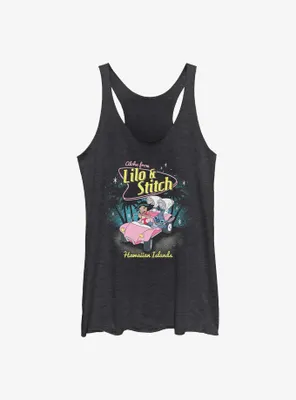 Disney Lilo & Stitch Aloha From Hawaiian Islands Womens Tank Top