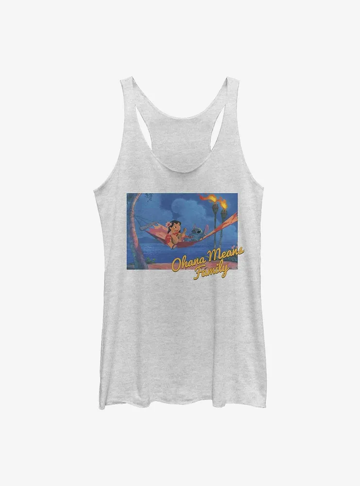 Disney Lilo & Stitch Ohana Hammock Womens Tank Top