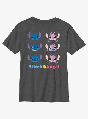 Disney Lilo & Stitch Angel Faces Youth T-Shirt