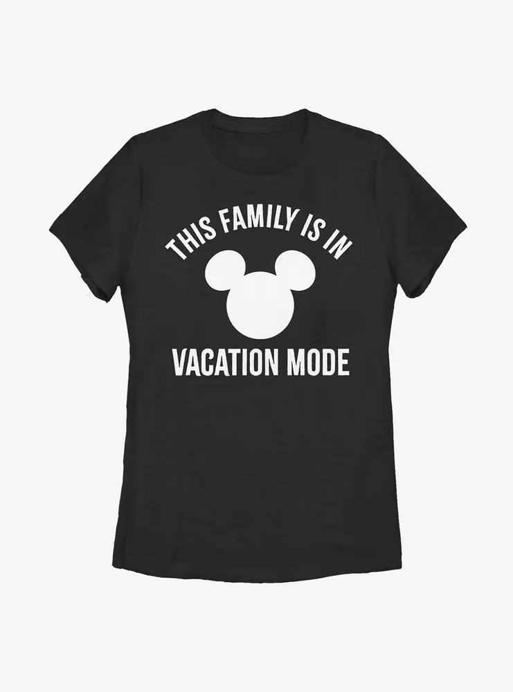 Disney Mickey Mouse Vacation Mode Womens T-Shirt