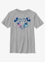 Disney Mickey Mouse Heart Pair Youth T-Shirt