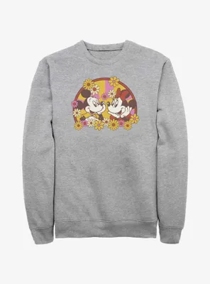 Disney Mickey Mouse & Minnie Spring Bloom Sweatshirt