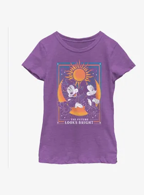 Disney Mickey Mouse The Future Looks Bright Youth Girls T-Shirt