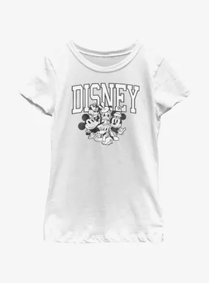 Disney Mickey Mouse Group Youth Girls T-Shirt