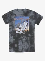 Disney Mickey Mouse Sunset Couple Tie-Dye T-Shirt