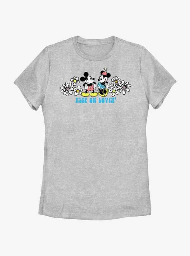 Disney Mickey Mouse & Minnie Mouse Keep On Lovin' Girls Tank Top - GREY