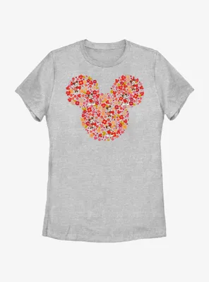 Disney Mickey Mouse Flowers Womens T-Shirt