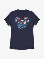 Disney Mickey Mouse Original Americana Womens T-Shirt