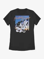 Disney Mickey Mouse Sunset Couple Womens T-Shirt
