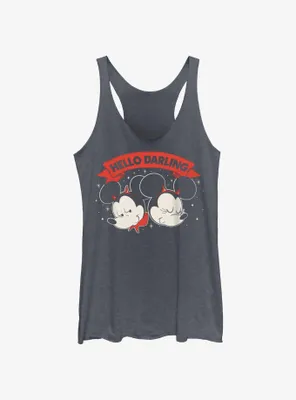 Disney Mickey Mouse Hello Darling Womens Tank Top