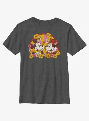 Disney Mickey Mouse & Minnie Spring Bloom Youth T-Shirt