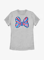 Disney Minnie Mouse Americana Bow Womens T-Shirt