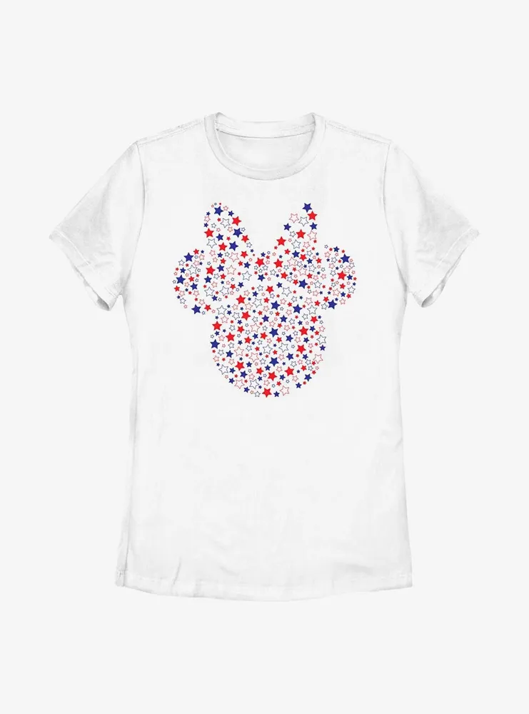 Disney Minnie Mouse Stars Womens T-Shirt