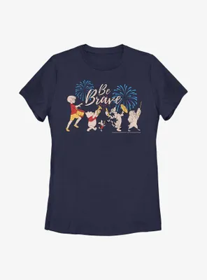Disney Winnie The Pooh Be Brave Womens T-Shirt