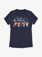 Disney Winnie The Pooh Be Brave Womens T-Shirt