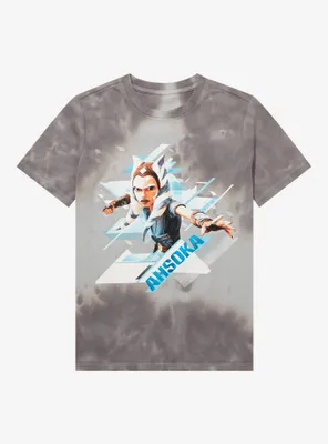 Our Universe Star Wars The Clone Ahsoka Tie-Dye Youth T-Shirt - BoxLunch Exclusive