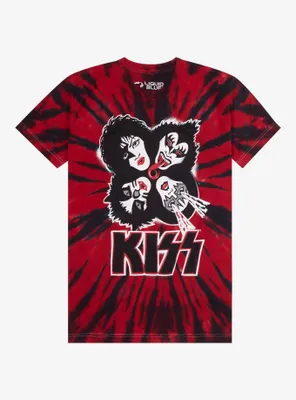 KISS Faces Tie-Dye T-Shirt
