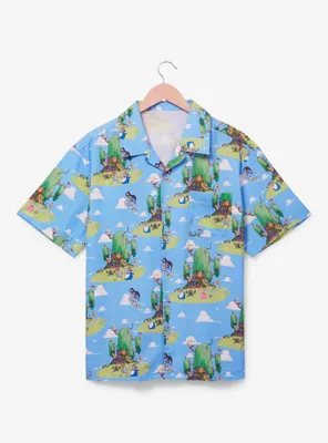 Adventure Time Scenic Allover Print Button-Up - BoxLunch Exclusive