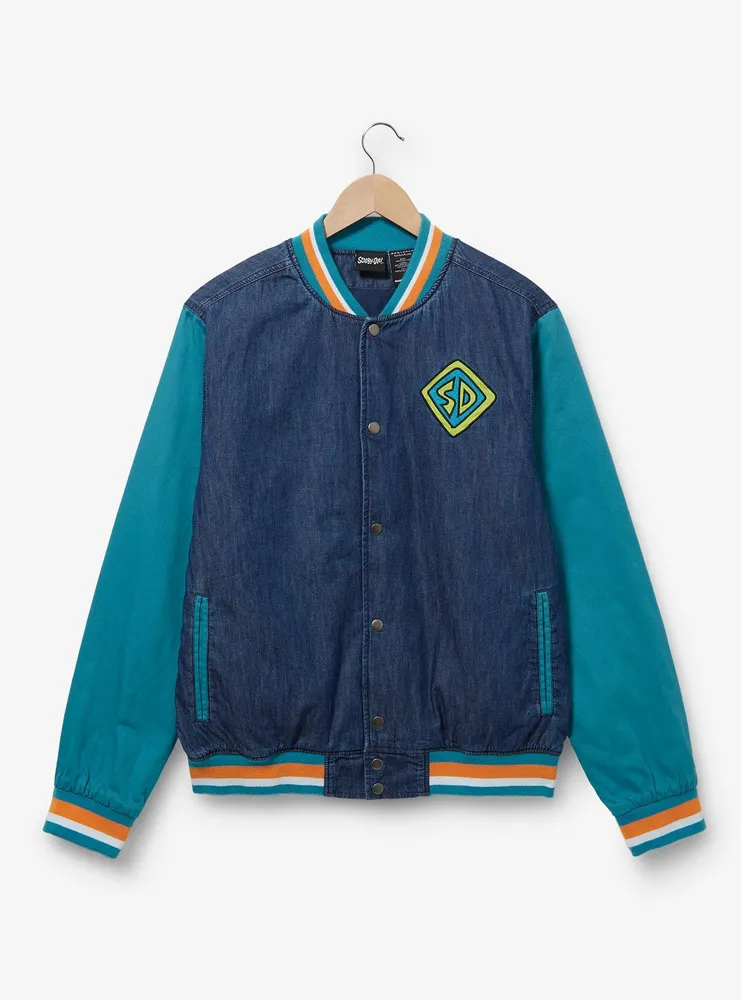 Scooby-Doo Mystery Machine Denim Varsity Jacket - BoxLunch Exclusive