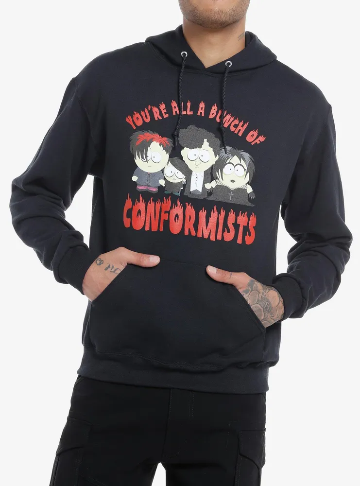 Hot Topic Mall South Conformists | Park Kids Hoodie Goth Hawthorn