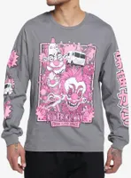 Killer Klowns From Outer Space Pink Tonal Long-Sleeve T-Shirt