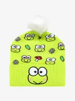 Keroppi Flowers Pom Beanie