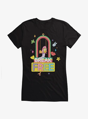Looney Tunes Tweety Bird Break Free Girls T-Shirt