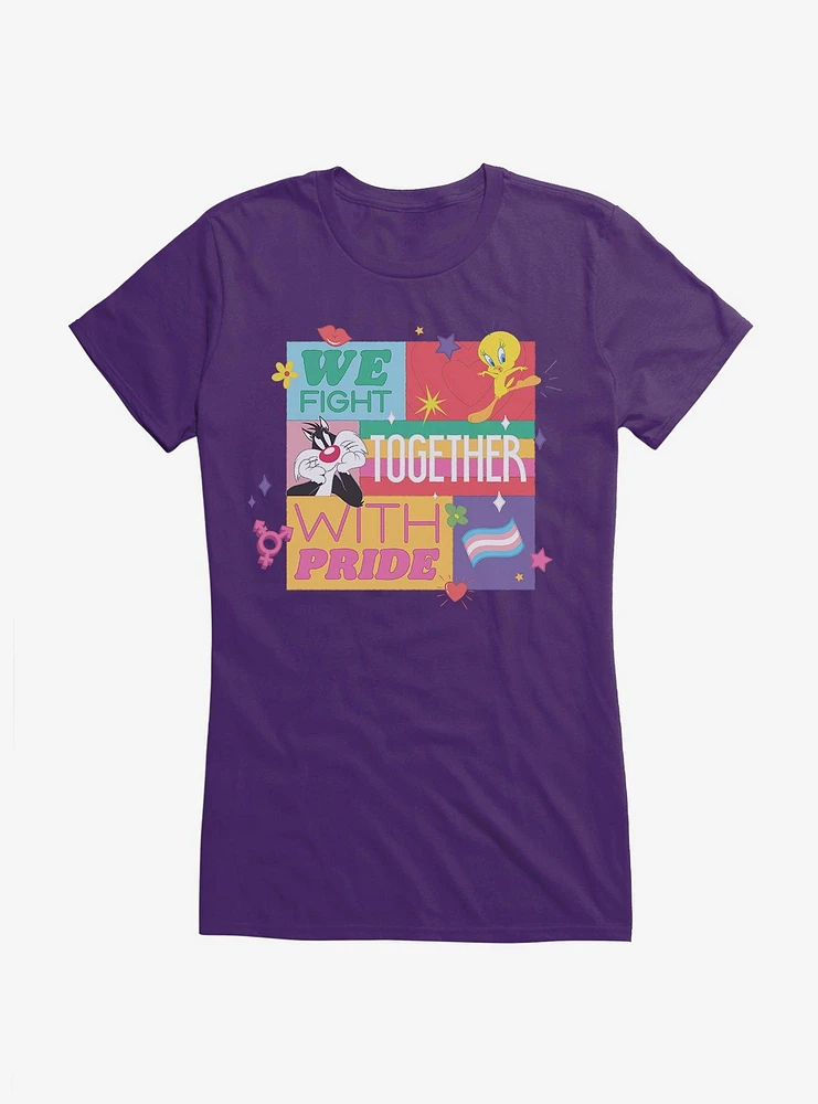 Looney Tunes We Fight Together Girls T-Shirt