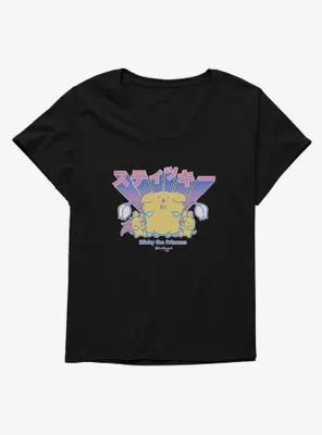 Bee And Puppycat Sticky The Princess Womens T-Shirt Plus