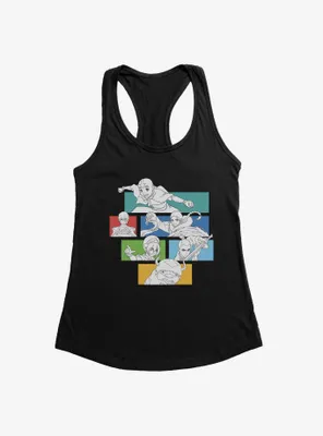 Avatar: The Last Airbender Characters Colorblock Womens Tank Top
