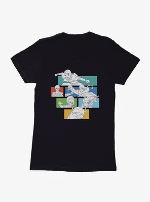 Avatar: The Last Airbender Characters Colorblock Womens T-Shirt
