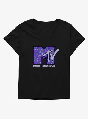 MTV Mushrooms Logo Womens T-Shirt Plus