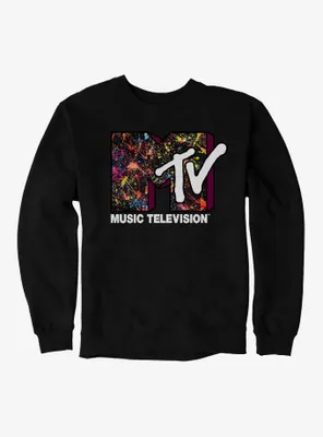 MTV Paint Splatter Logo Sweatshirt