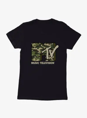 MTV Camo Logo Womens T-Shirt