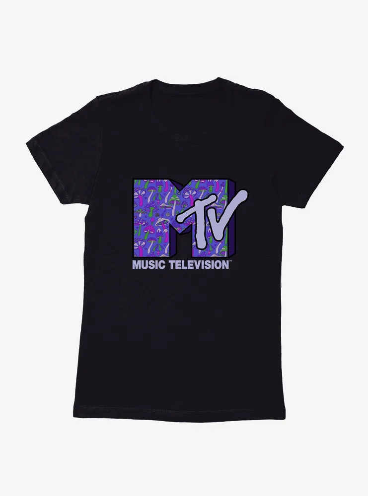 MTV Mushrooms Logo Womens T-Shirt