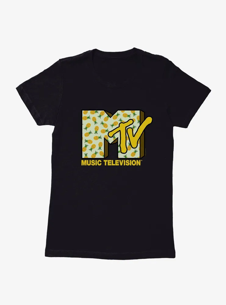 MTV Pineapple Logo Womens T-Shirt